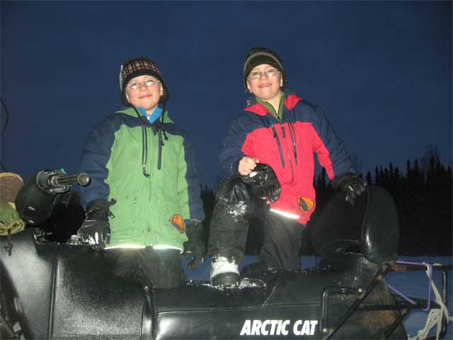 Keegan on left and Rohnan on right
