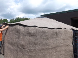 wool yurt insualtion