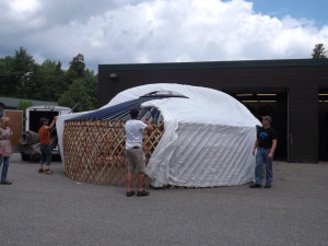 yurt tear down